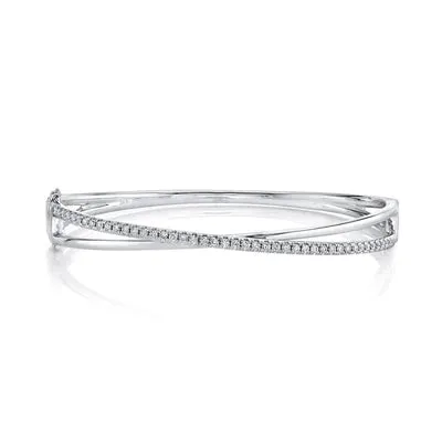 0.58ctw Diamond Bridge Bangle