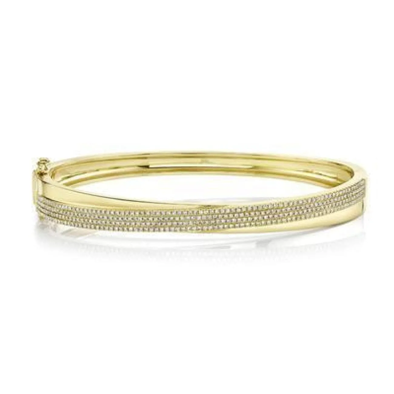 0.71CT DIAMOND PAVE BANGLE