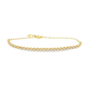 1.00ct 14k Yellow Gold Diamond Bracelet