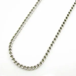 10K White Gold Diamond Cut Franco Chain 1.8mm