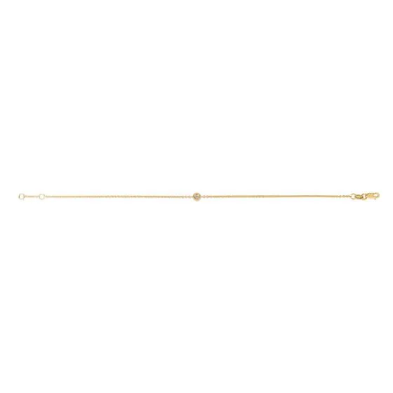 14K Gold Solo Diamond Bracelets