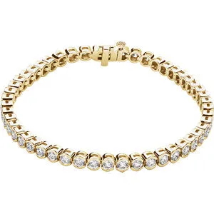 14K Yellow 3 CTW Diamond Line 7.25" Bracelet