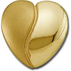 14k Yellow Gold Heart Pendant