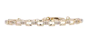 14K YG Diamond Links Bracelets