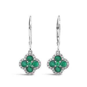 14KW DIA. EMERALD E/R 48DD 0.25CTW 10EME 0.64CTW F022328