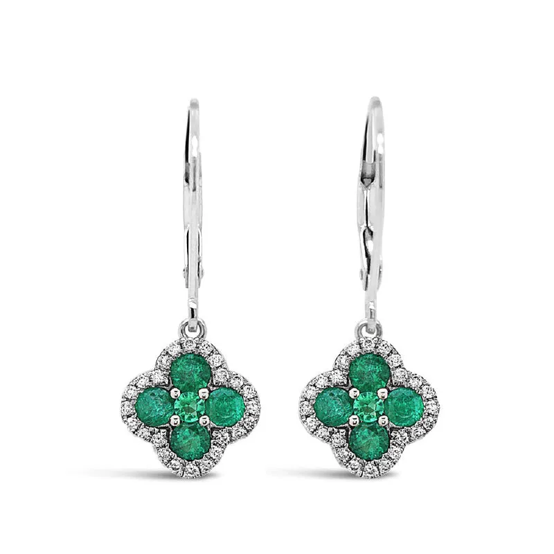14KW DIA. EMERALD E/R 48DD 0.25CTW 10EME 0.64CTW F022328