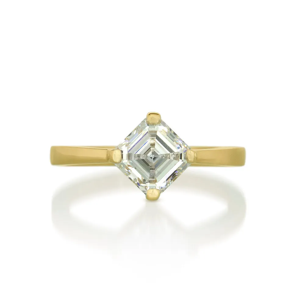 1.75ct Asscher Parenthetical Diamond Ring