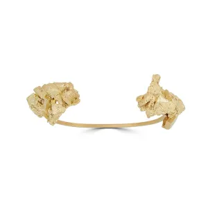 18K Gold-Plated Brass Fluorita Single Bracelet