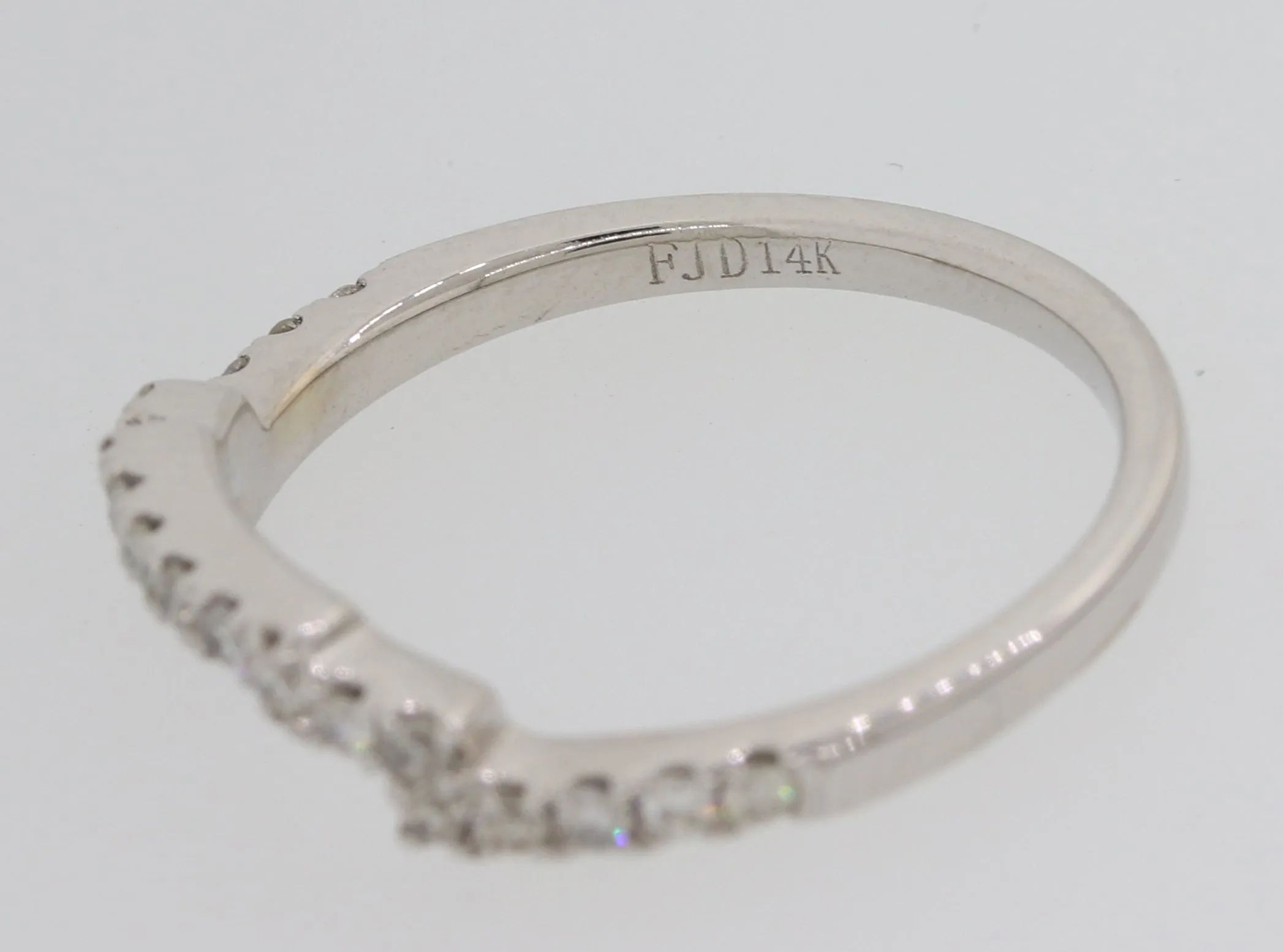 18k White Gold 1.95ctw Diamond Asscher Diamond Wedding Ring Set EGL M8 $13400
