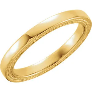 18K Yellow Matching Band Size 5.5