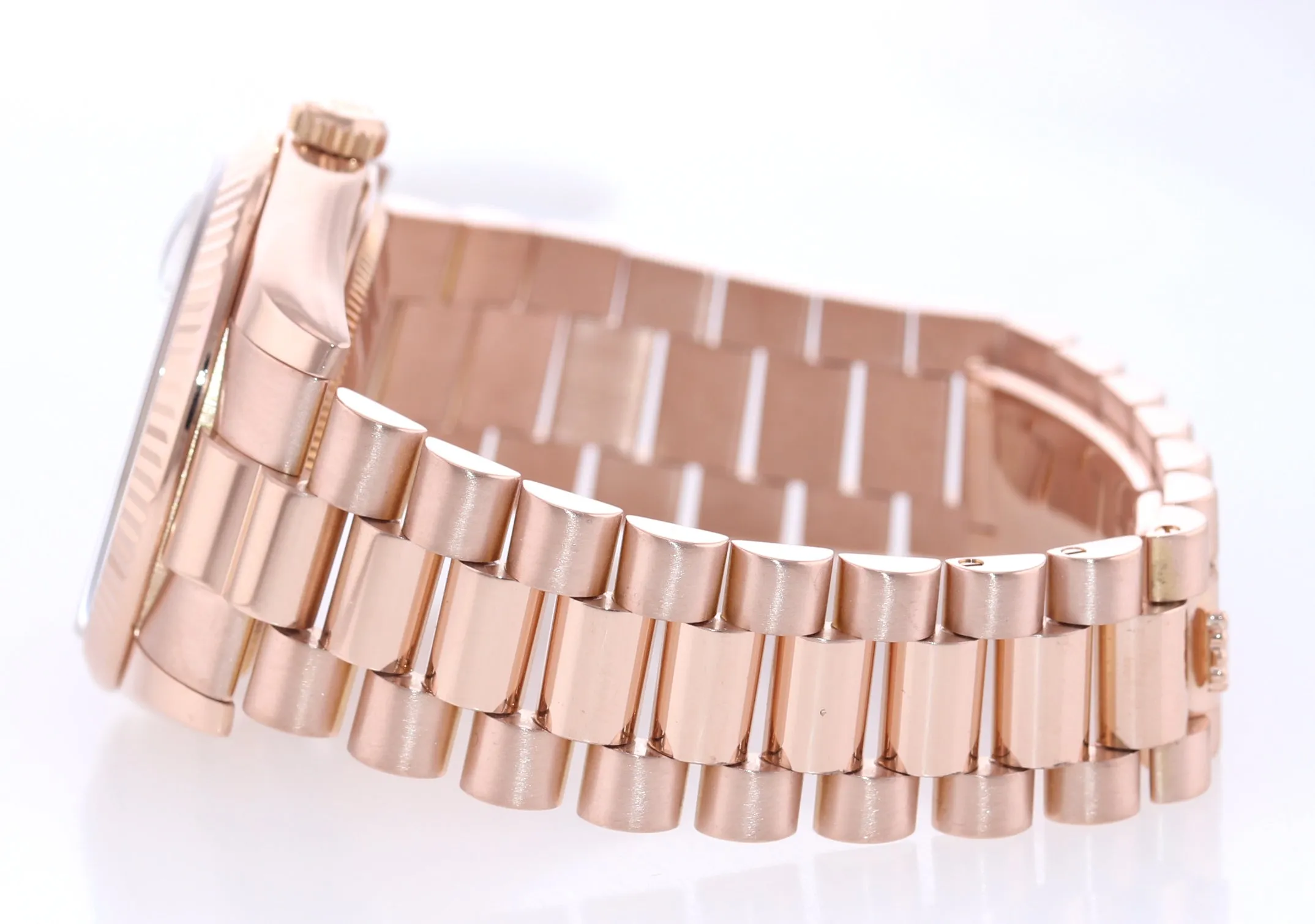 2009 Rolex President Day Date Rose Gold 118235 Diamond Heavy Buckle Watch Box