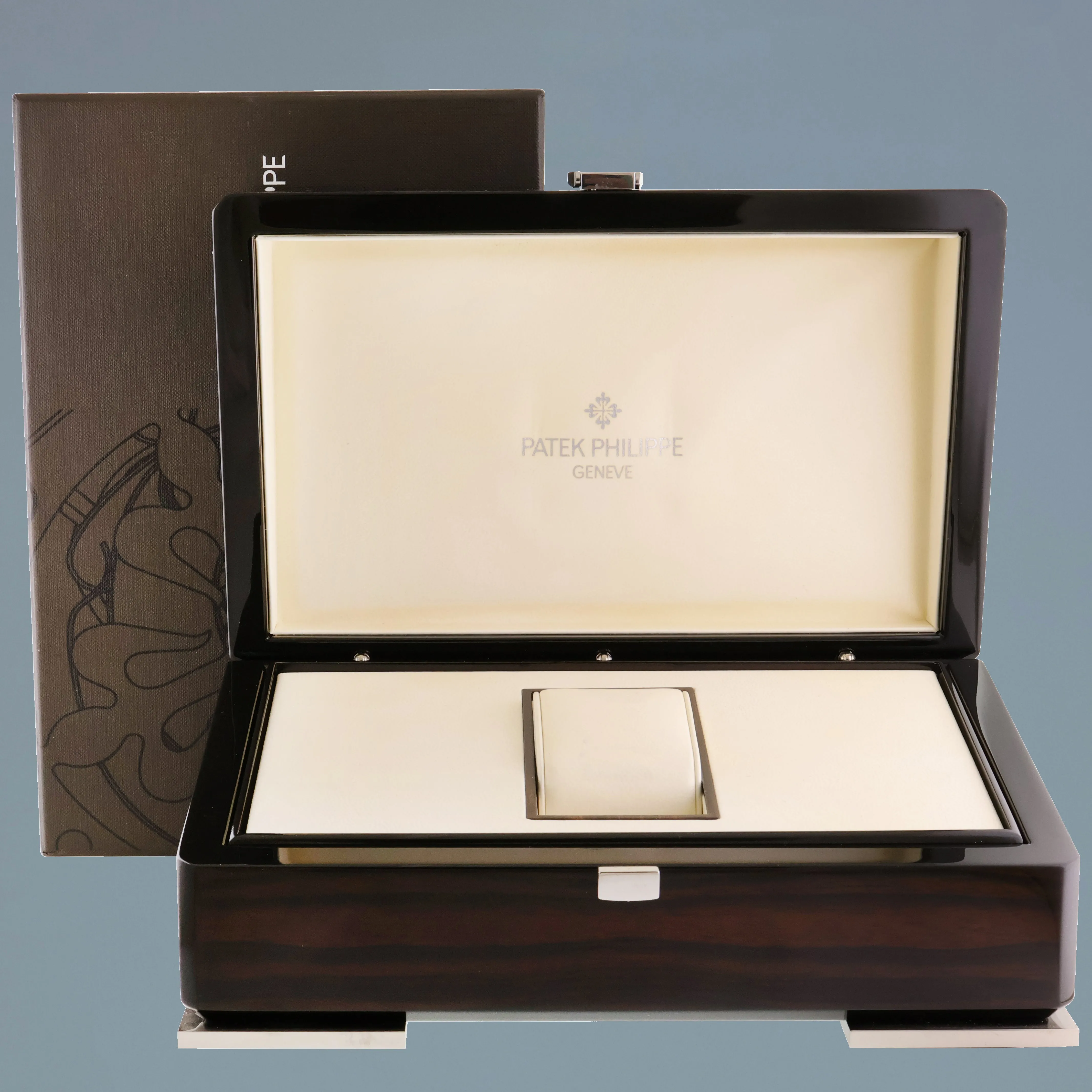 2019 MINT Patek Philippe 5396R Rose Gold Annual Calendar 39mm Blue Moonphase Watch