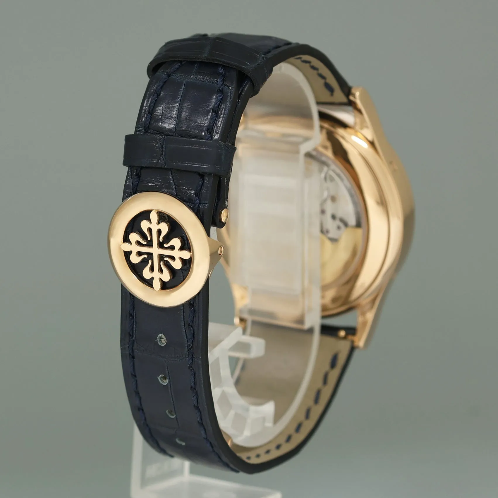 2019 MINT Patek Philippe 5396R Rose Gold Annual Calendar 39mm Blue Moonphase Watch