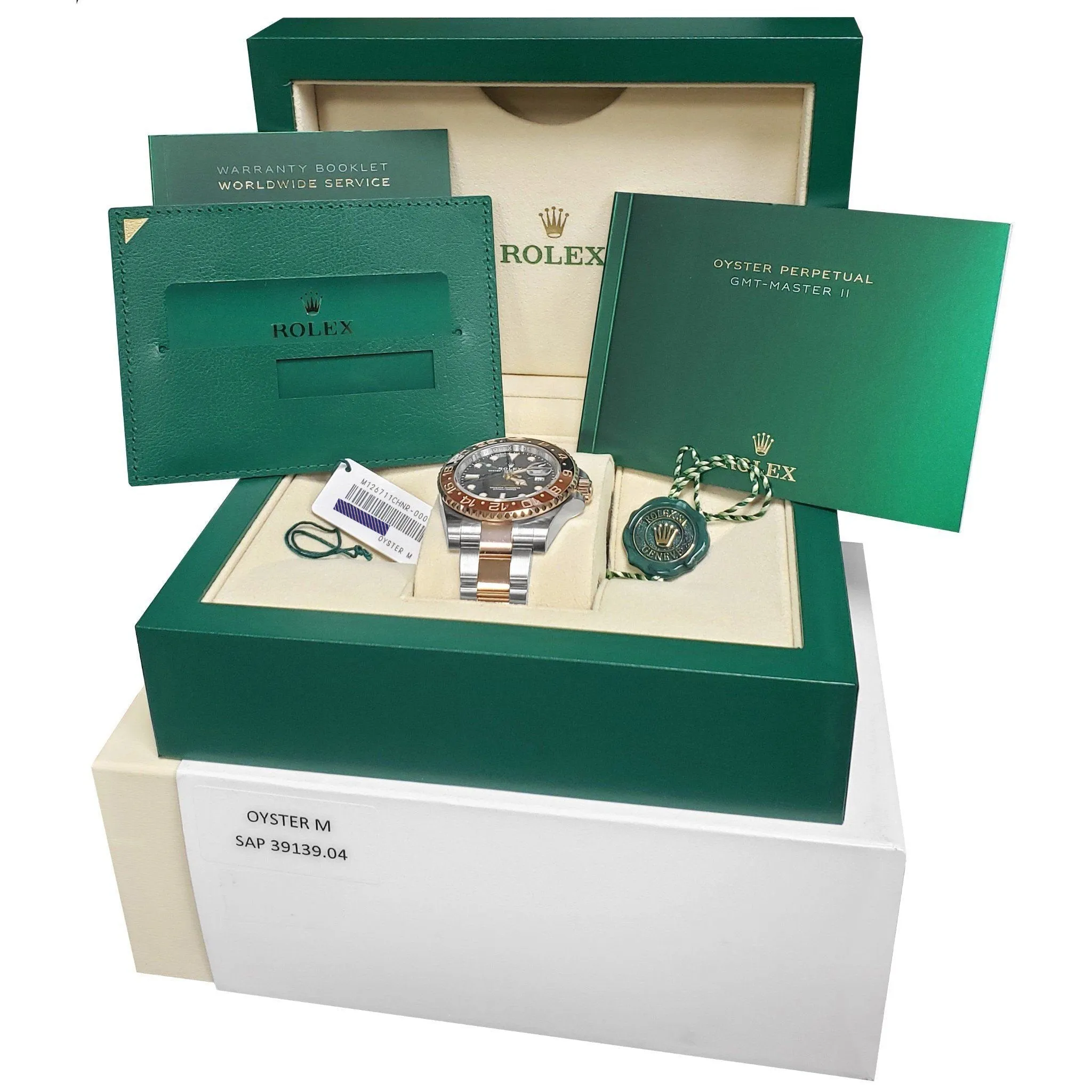2021 BRAND NEW Rolex GMT-Master II 18K Root Beer Rose Gold 126711 CHNR Watch