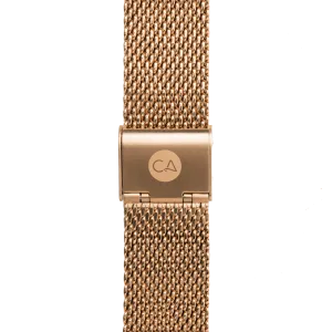 22mm Mesh Rose Gold