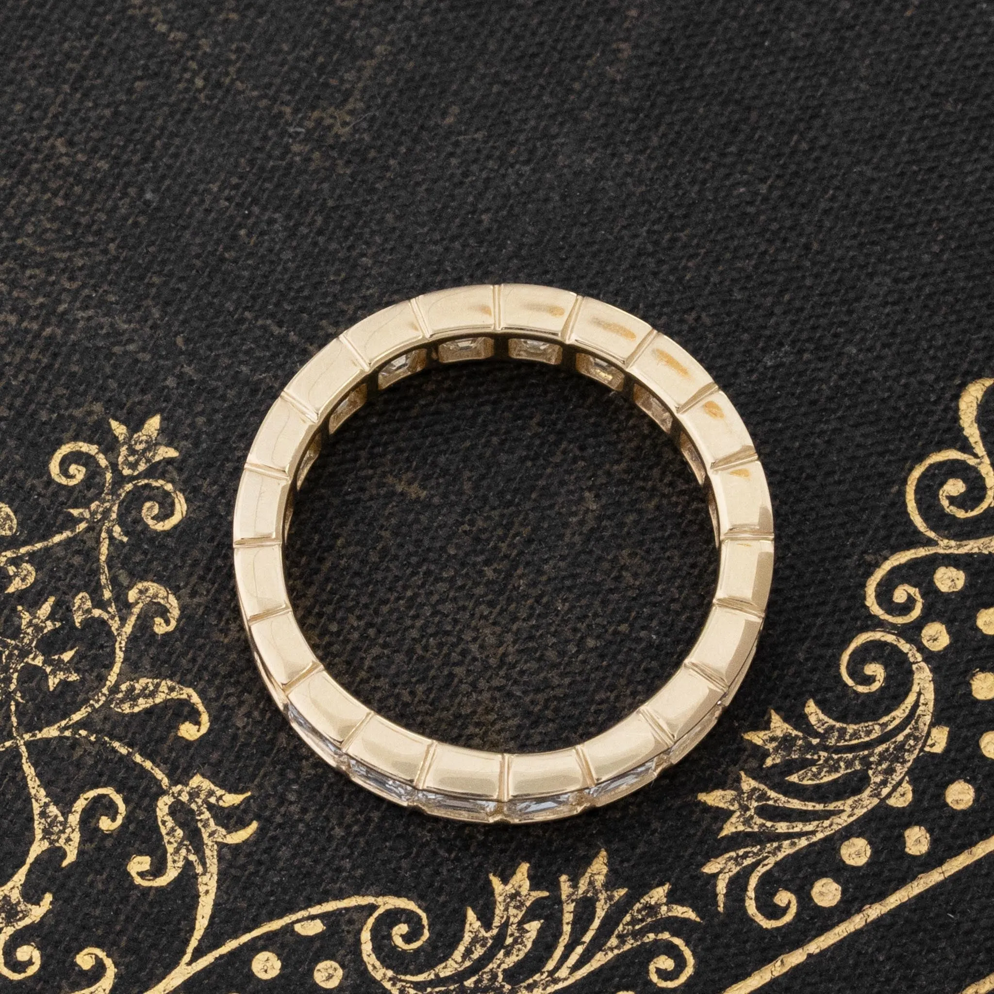 2.60ctw Asscher Cut Diamond Eternity Band