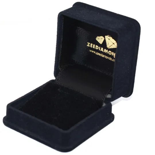 3 Ct Asscher Cut AAA Certified Black Diamond Solitaire Ring in Prong Setting. Full of Fire & Amazing Collection