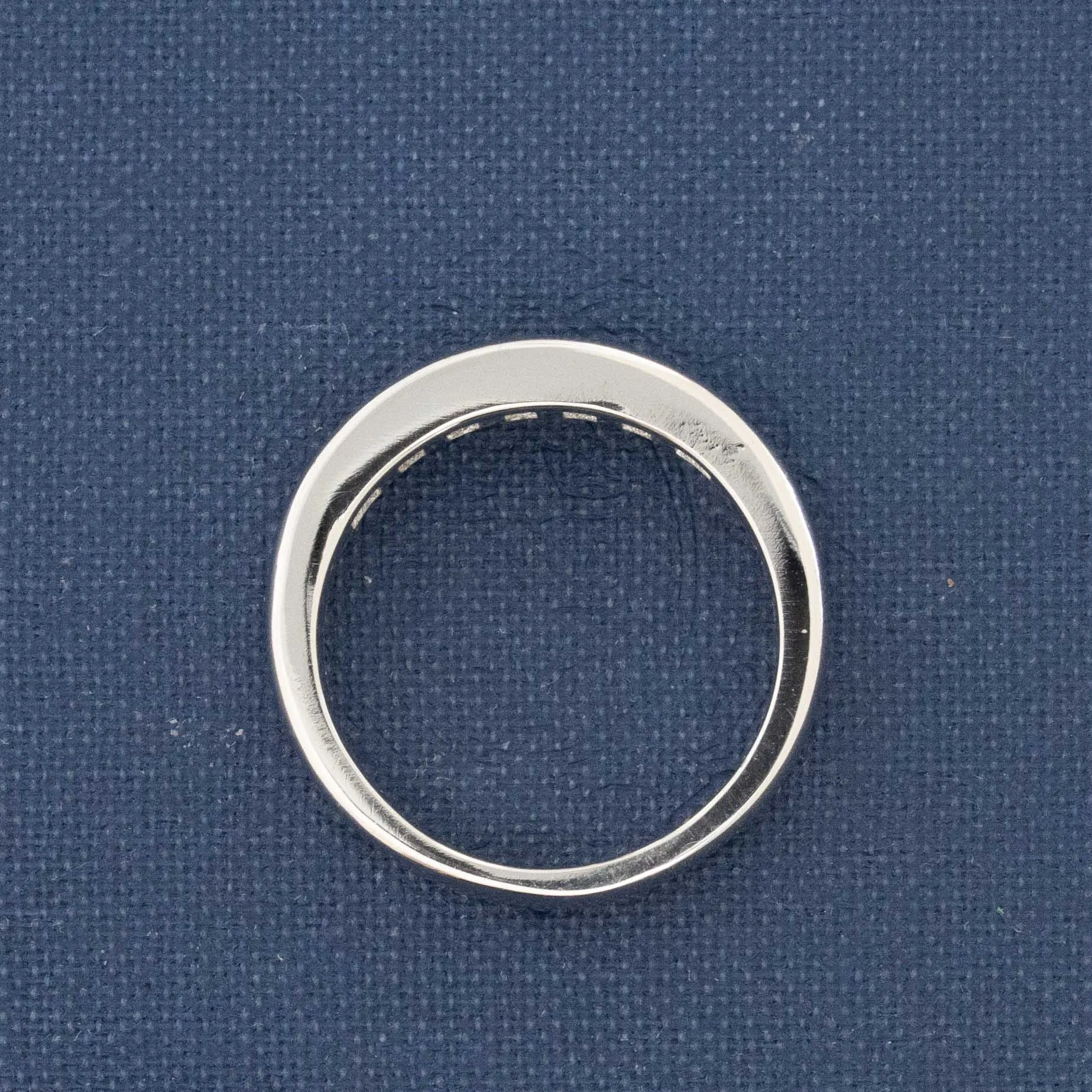 .85ctw Asscher Cut Diamond Channel Set Band