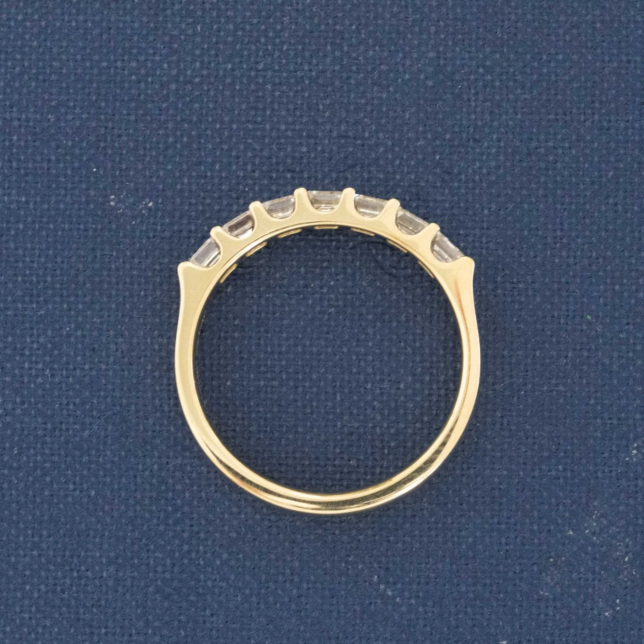 .88ctw Asscher Cut Diamond 7-Stone Band