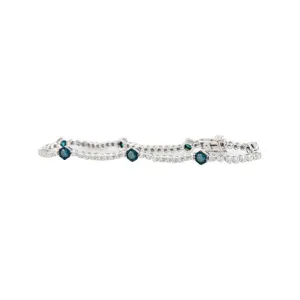 Allison Kaufman 14k White Gold Diamond Tennis Bracelet – B1160