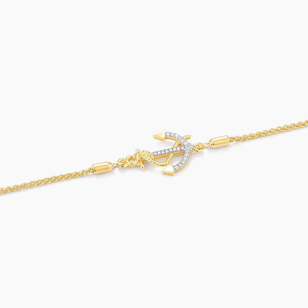 Anchor the Day Bolo Bracelet