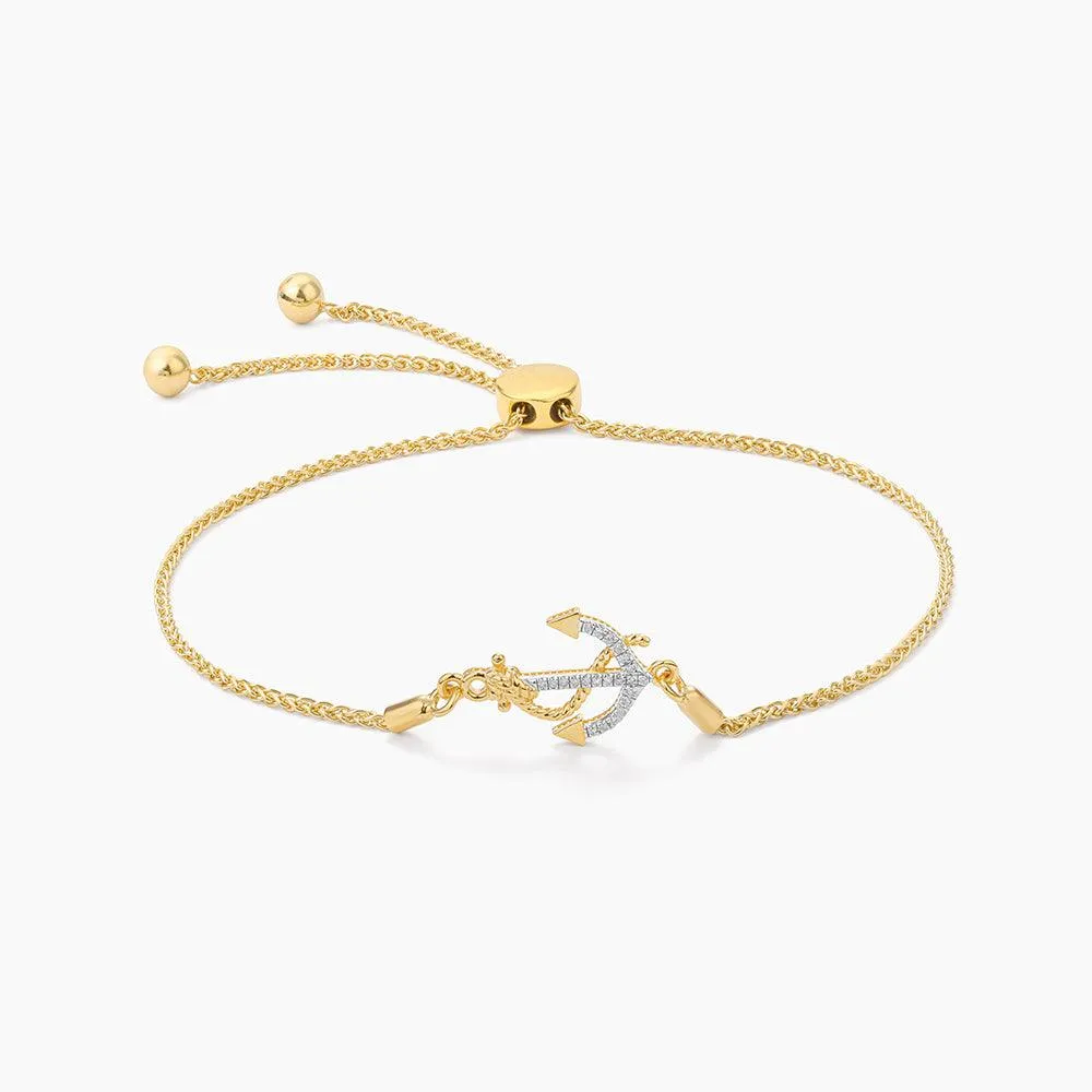 Anchor the Day Bolo Bracelet