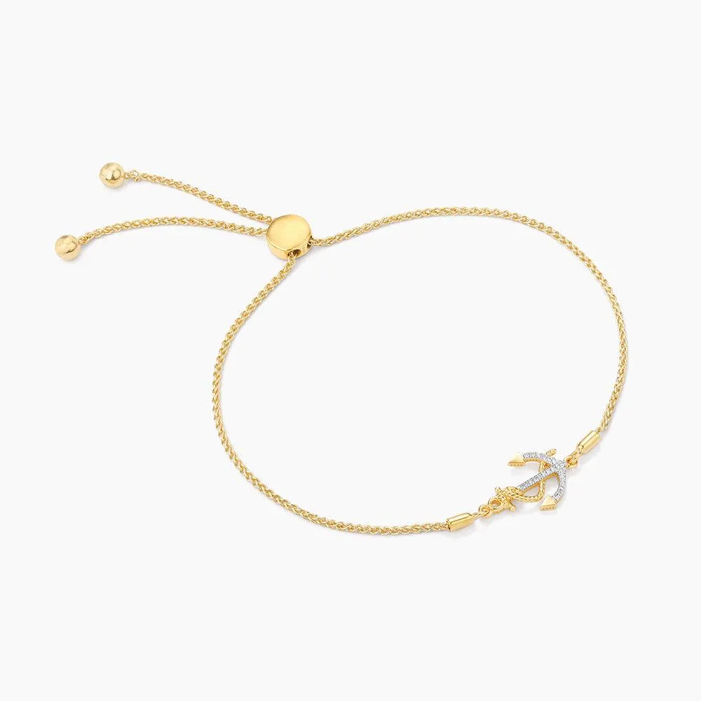 Anchor the Day Bolo Bracelet