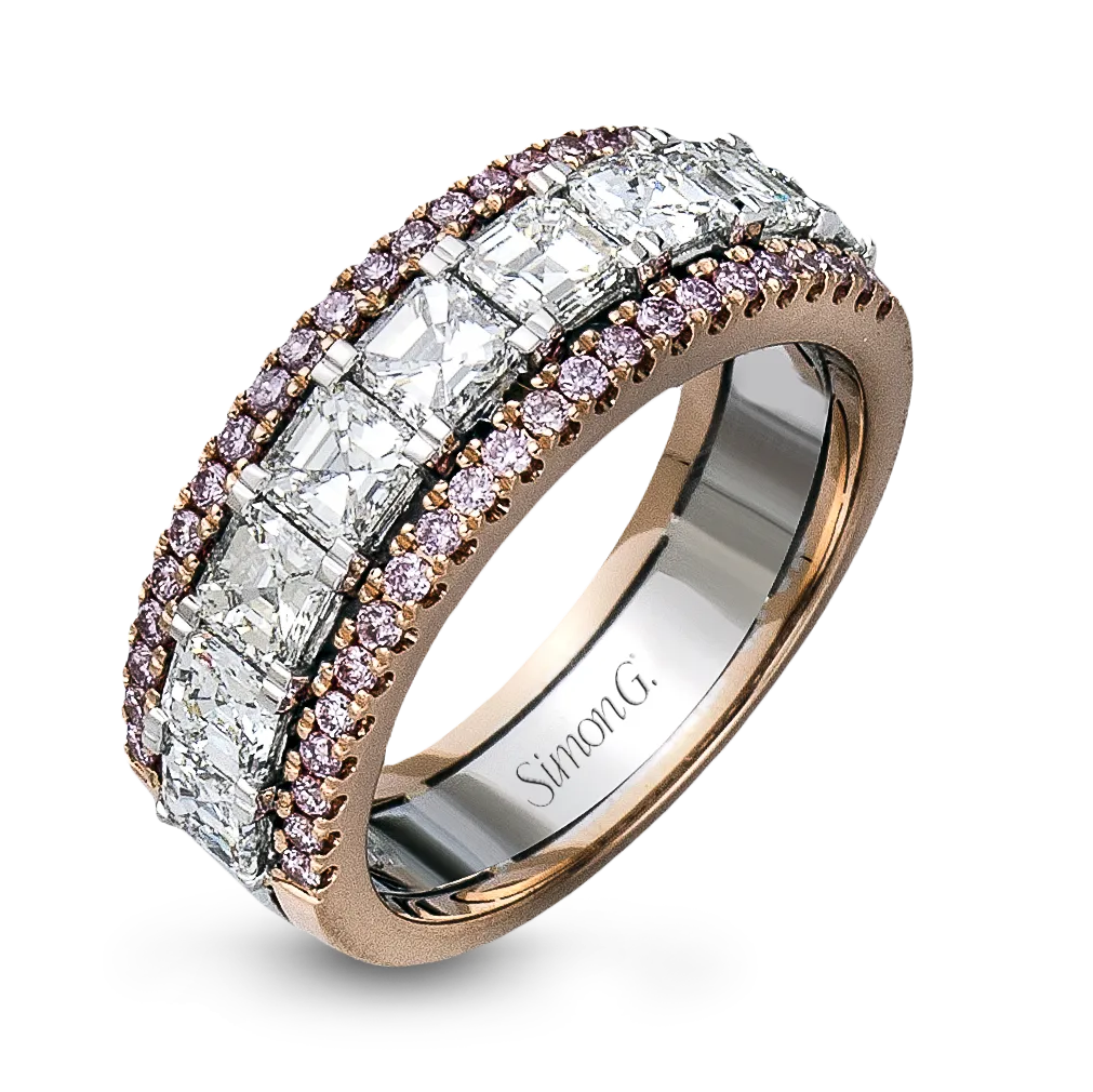 Anniversary Ring In 18k Gold With Diamonds