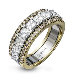 Anniversary Ring In 18k Gold With Diamonds