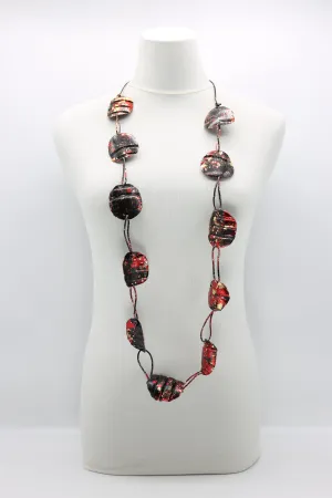 Aqua Plain Necklaces - Hand-gilded - Large