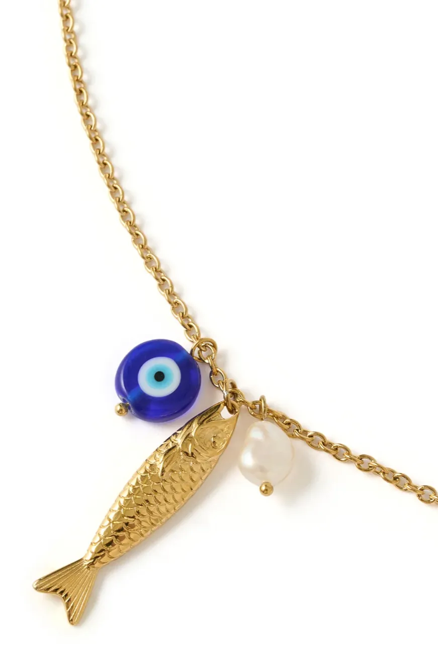 ARMS OF EVE SIRENA GOLD NECKLACE - GOLD PLATED