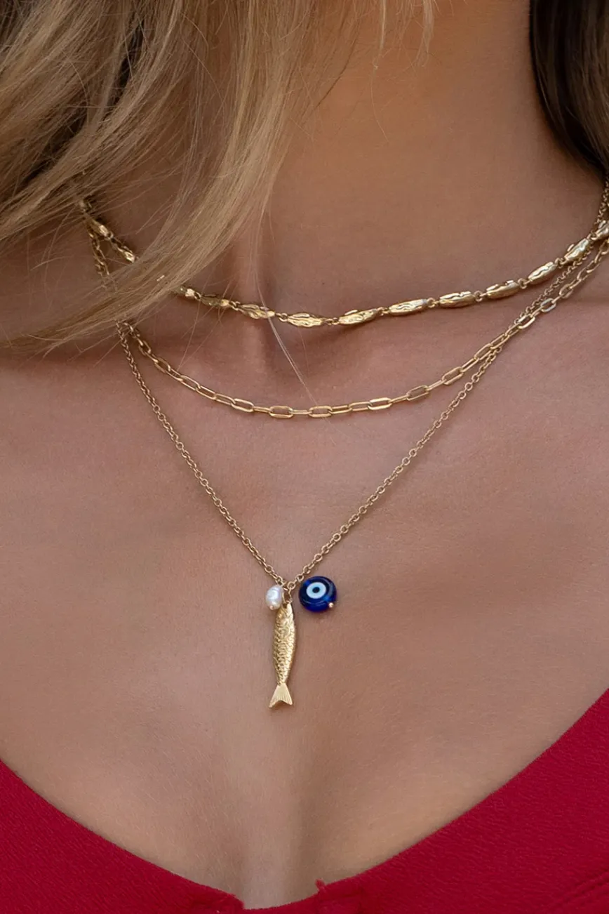 ARMS OF EVE SIRENA GOLD NECKLACE - GOLD PLATED