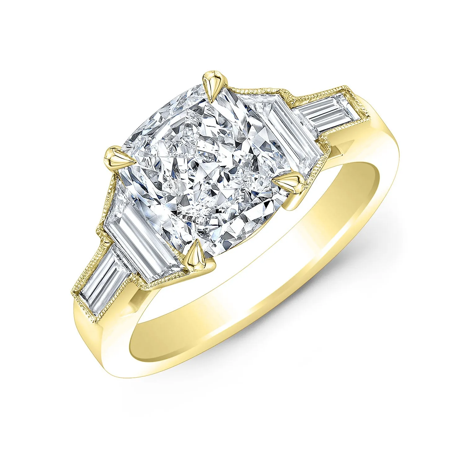 Art Deco Style Diamond Engagement Ring