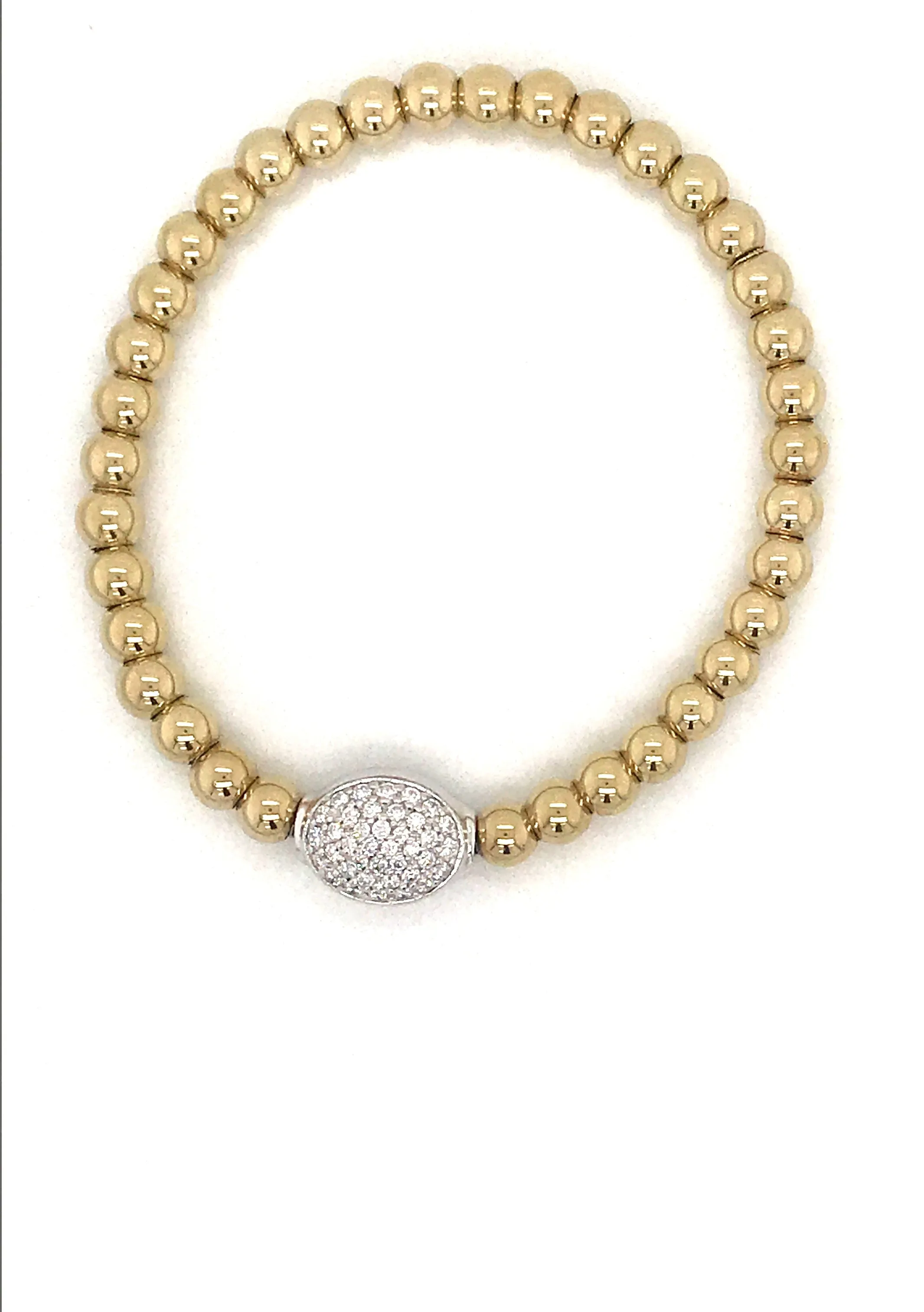 Aspery & Guldag Diamond Cluster Stretch Bracelet