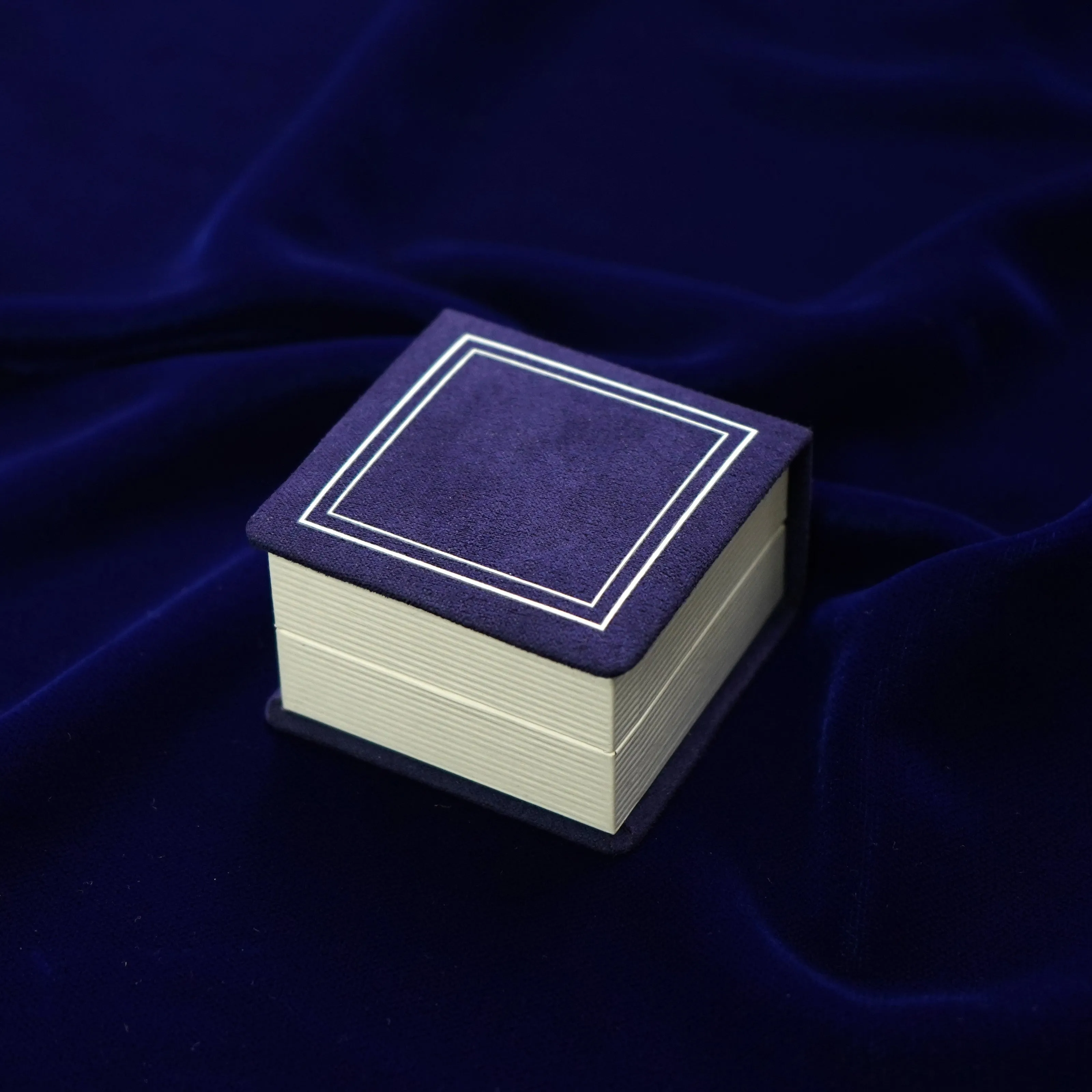Asscher Moissanite Signet Ring