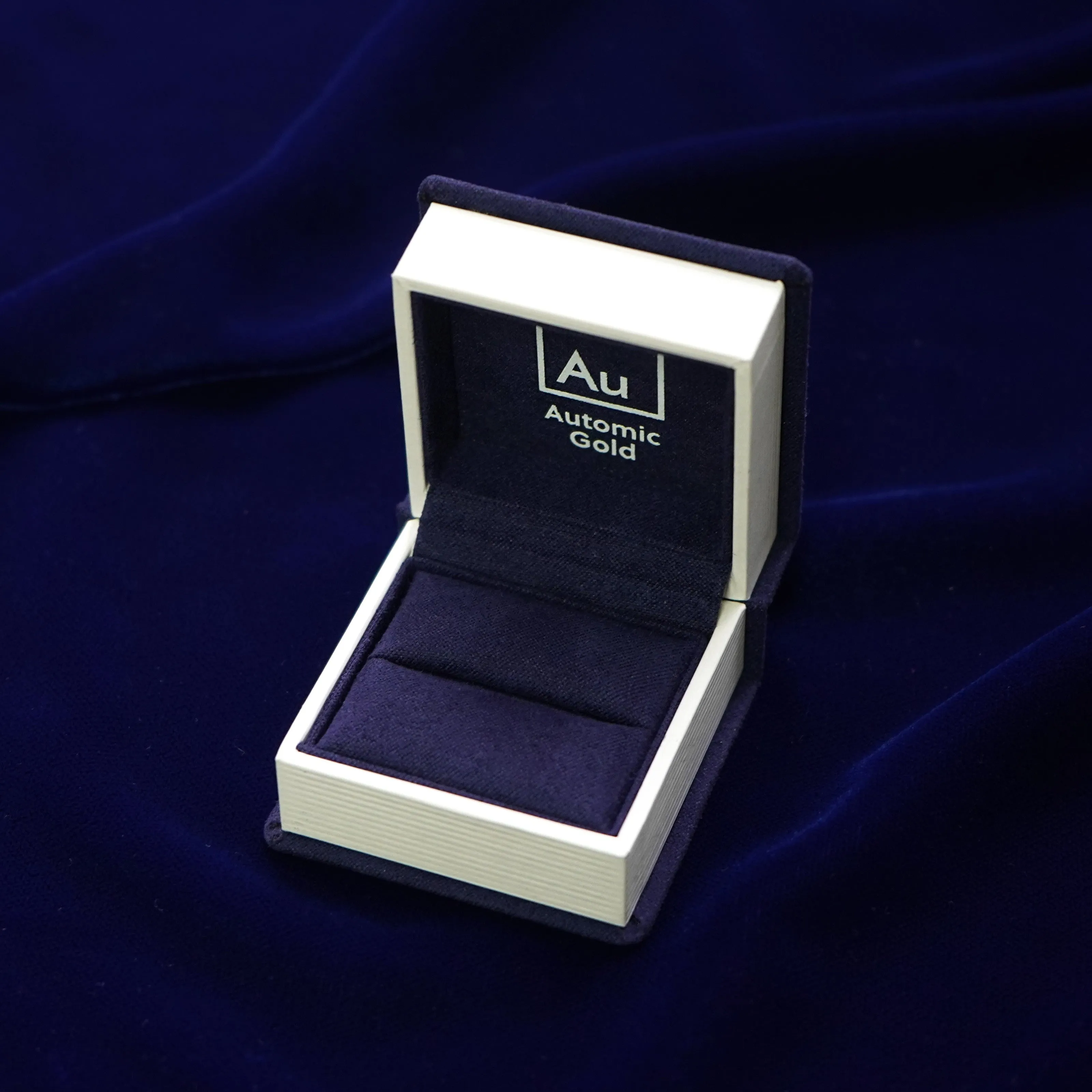 Asscher Moissanite Signet Ring