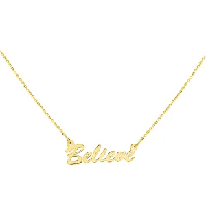 Assorted Phrase Necklace 14K