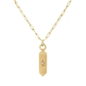 Astra Hexa Diamond Pendant Necklace