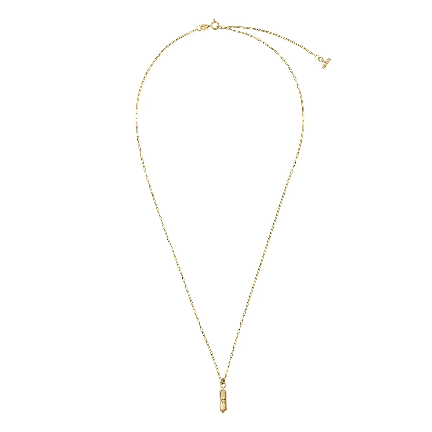 Astra Hexa Diamond Pendant Necklace