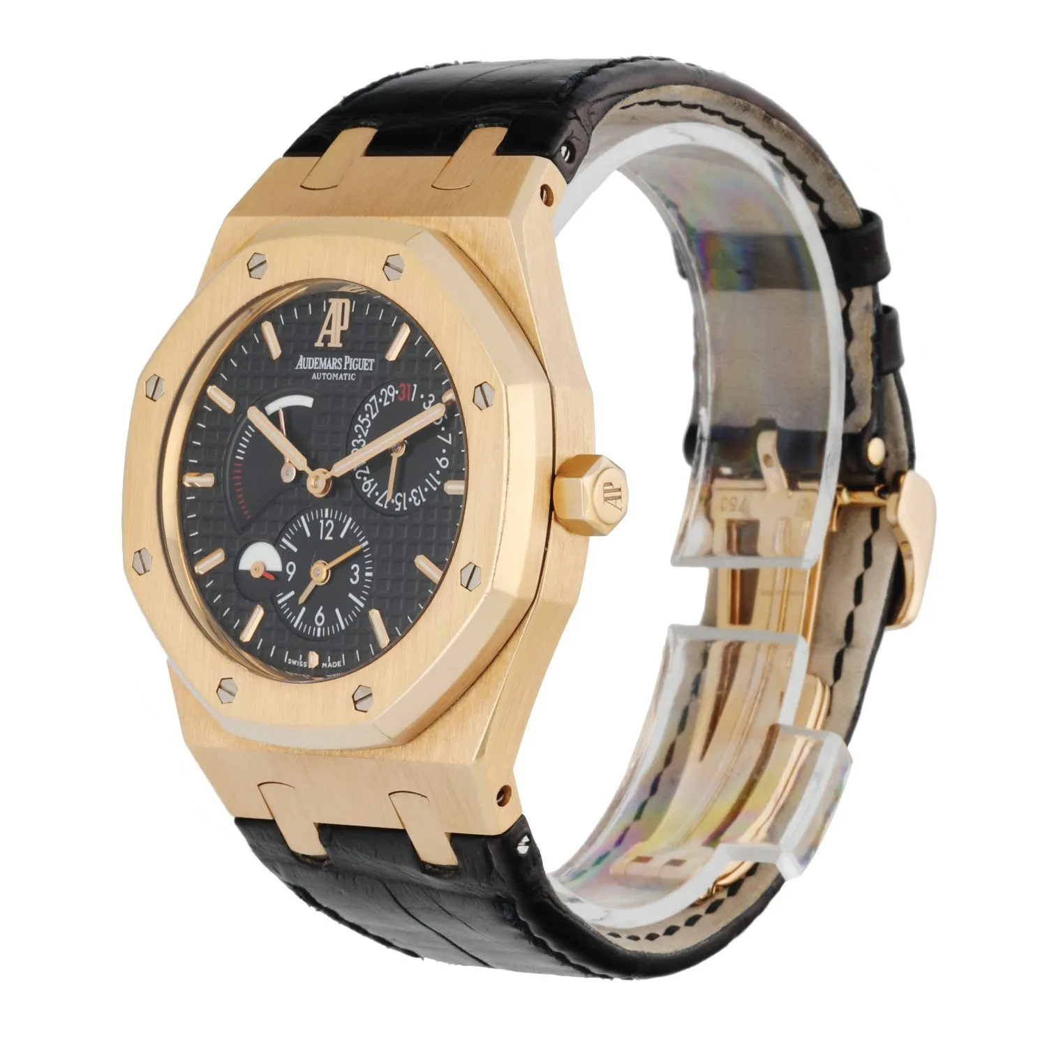 Audemars Piguet Royal Oak Dual Time 26120OR 18K Rose Gold Men's Watch