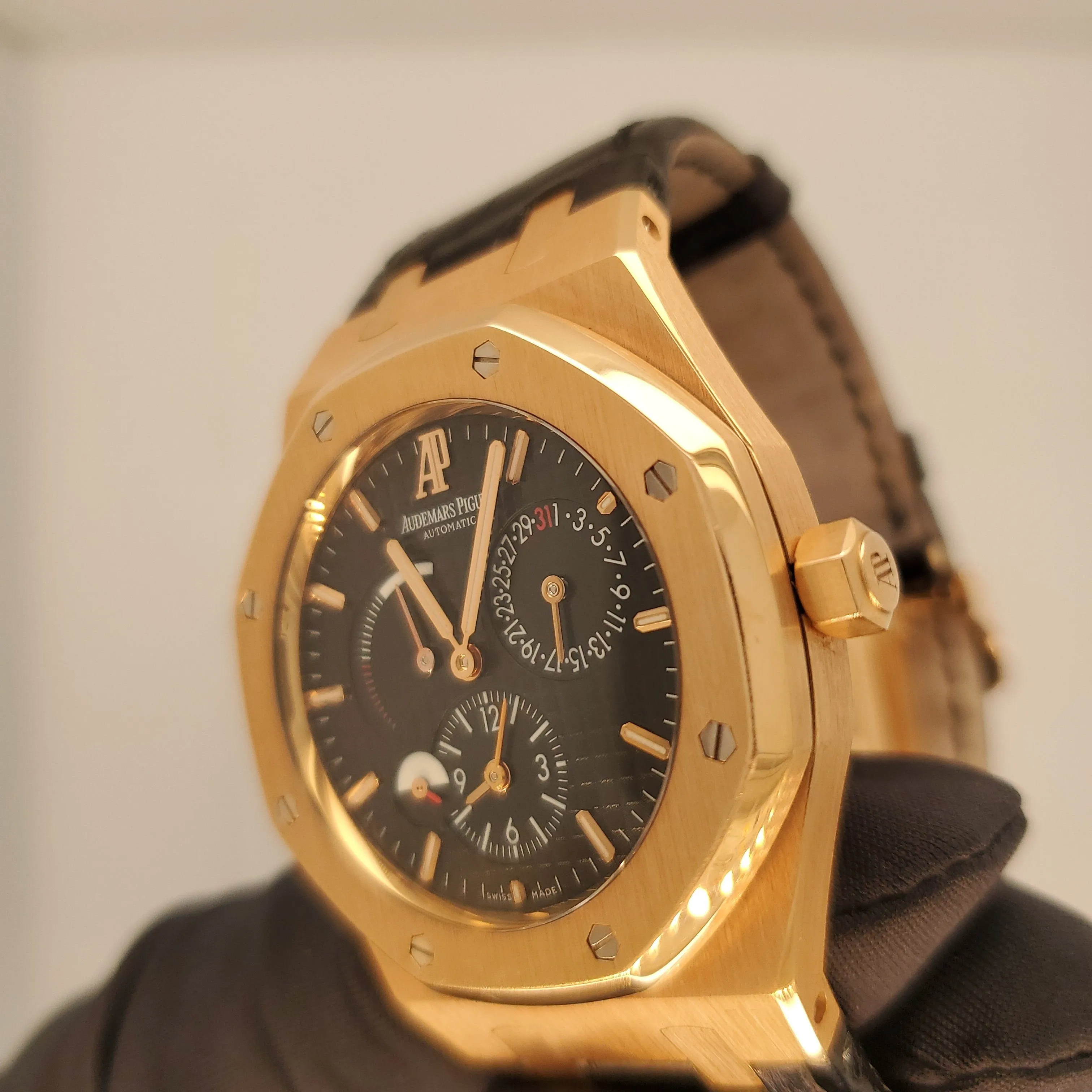 Audemars Piguet Royal Oak Dual Time 26120OR 18K Rose Gold Men's Watch