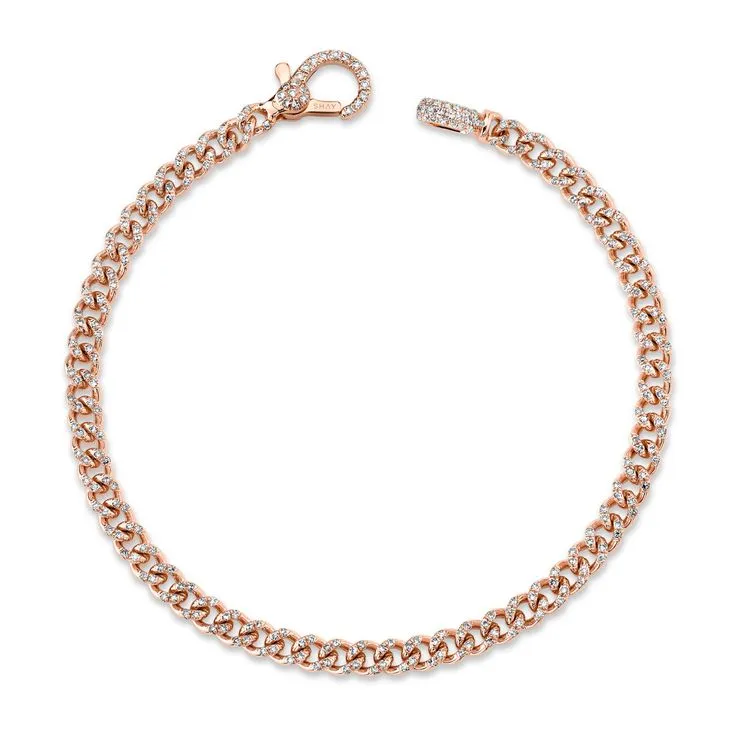 Baby Pavé Link Bracelet