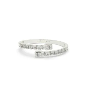 Baguette Diamond Bangle Bracelet