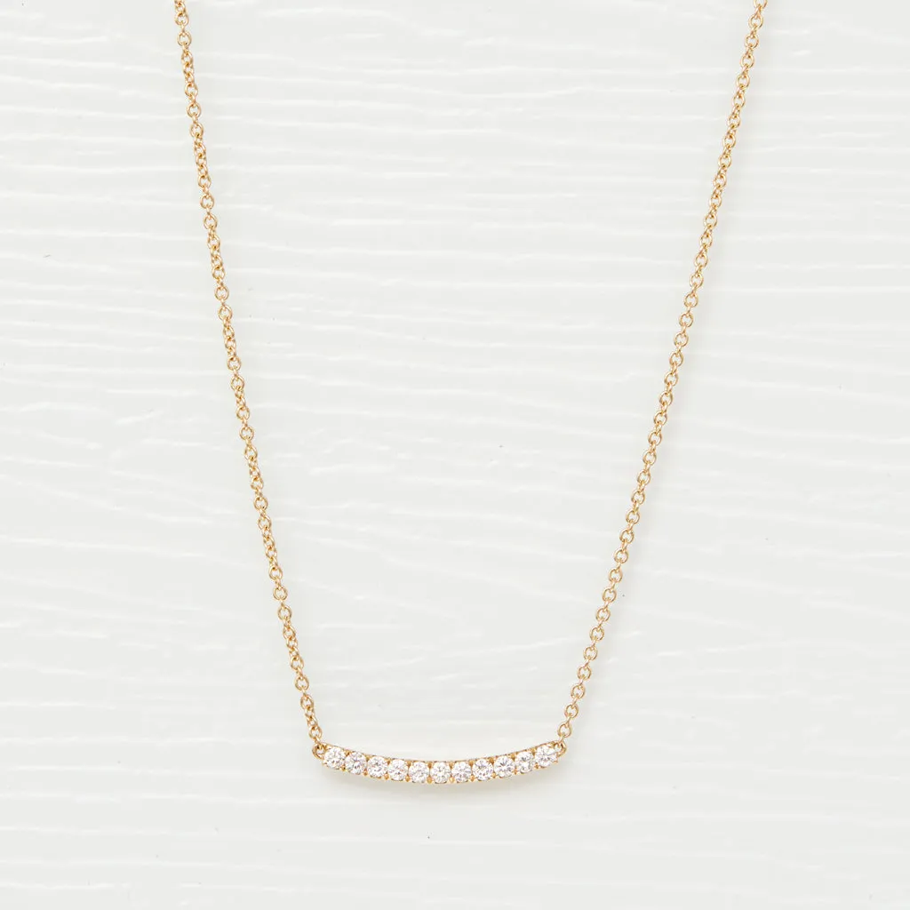 Bar Diamond necklace
