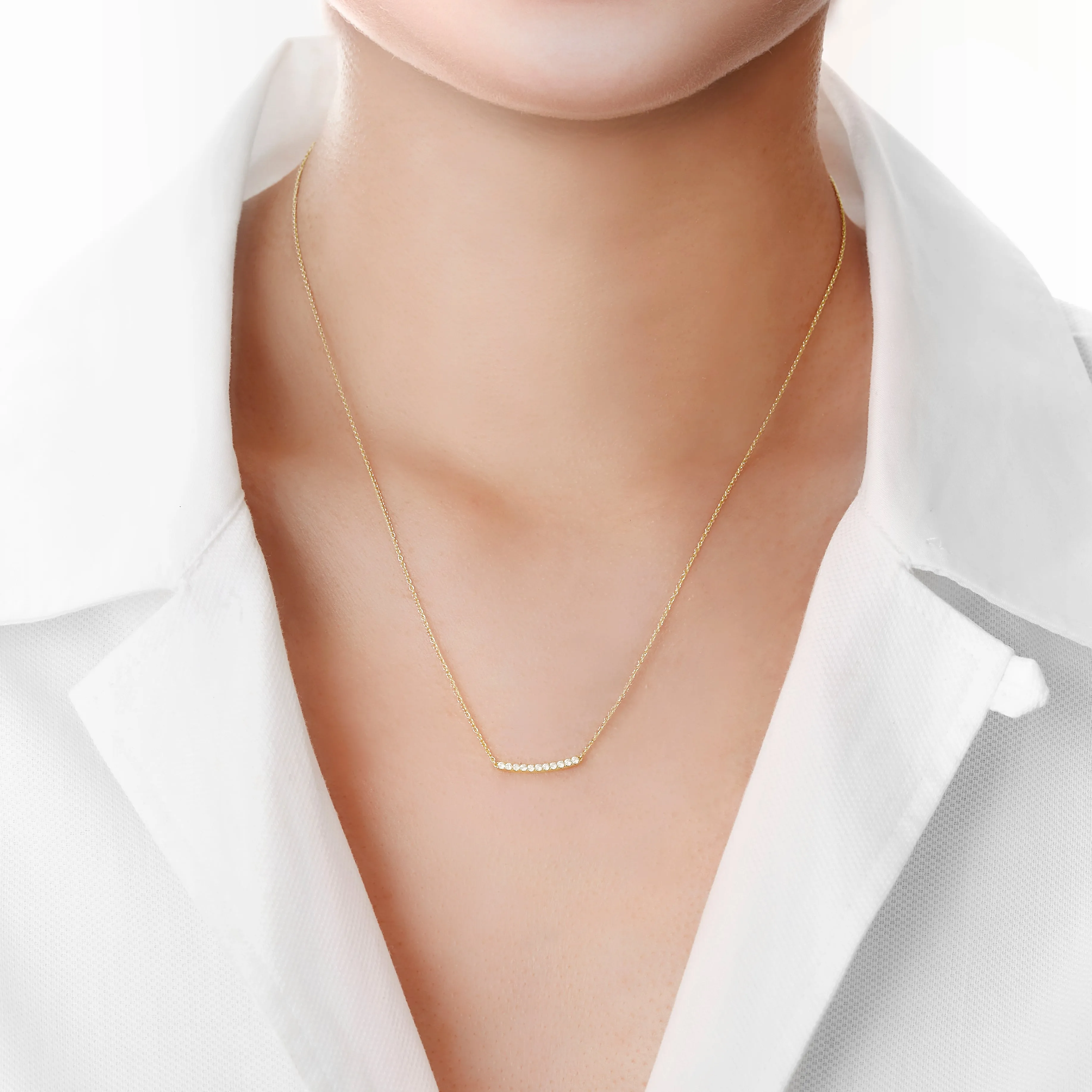 Bar Diamond necklace
