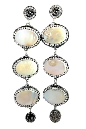 Baroque Cultured Pearl 925 Sterling Silver Earring