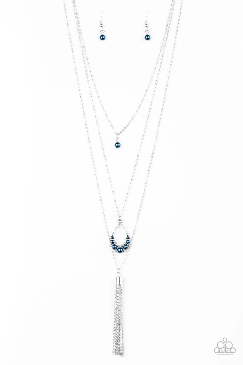 Be Fancy Blue Paparazzi Necklace