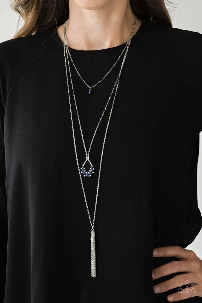 Be Fancy Blue Paparazzi Necklace