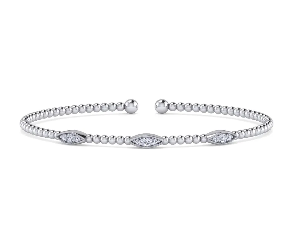 BEADED DIAMOND CUFF