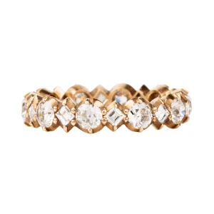 Bell & Bird Signature Mixed Diamond Eternity Band